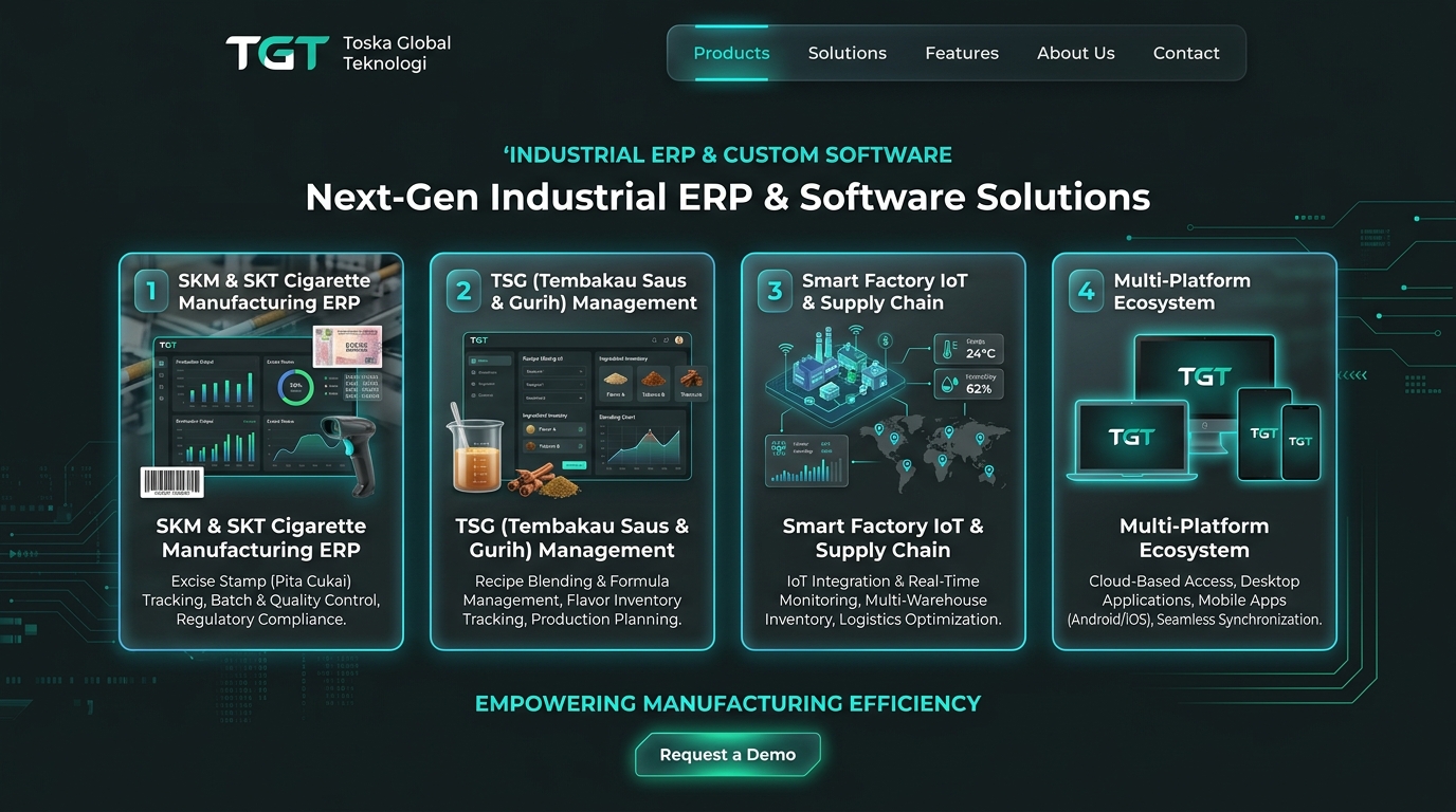 Toska Industrial ERP Modules